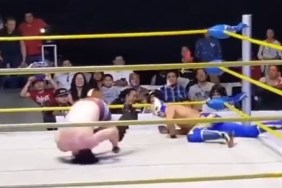 Wrestler Knocks Himself Out