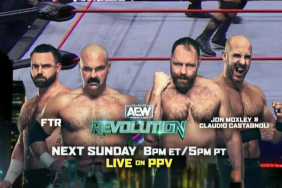 FTR vs. Jon Moxley & Claudio Castagnoli Set For AEW Revolution, Updated Card