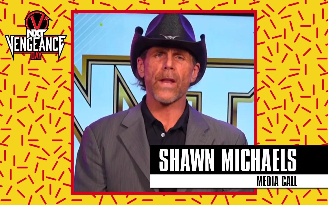Shawn Michaels NXT Vengeance Day 2024 Media Call Wrestlezone