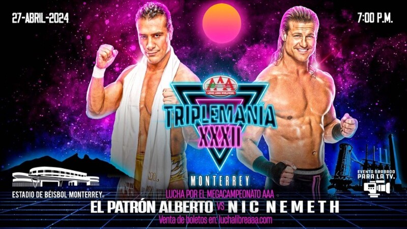 Nic Nemeth vs. Alberto El Patron, More Set For AAA TripleMania XXXII In Monterrey
