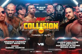 AEW Collision 8-man tag match