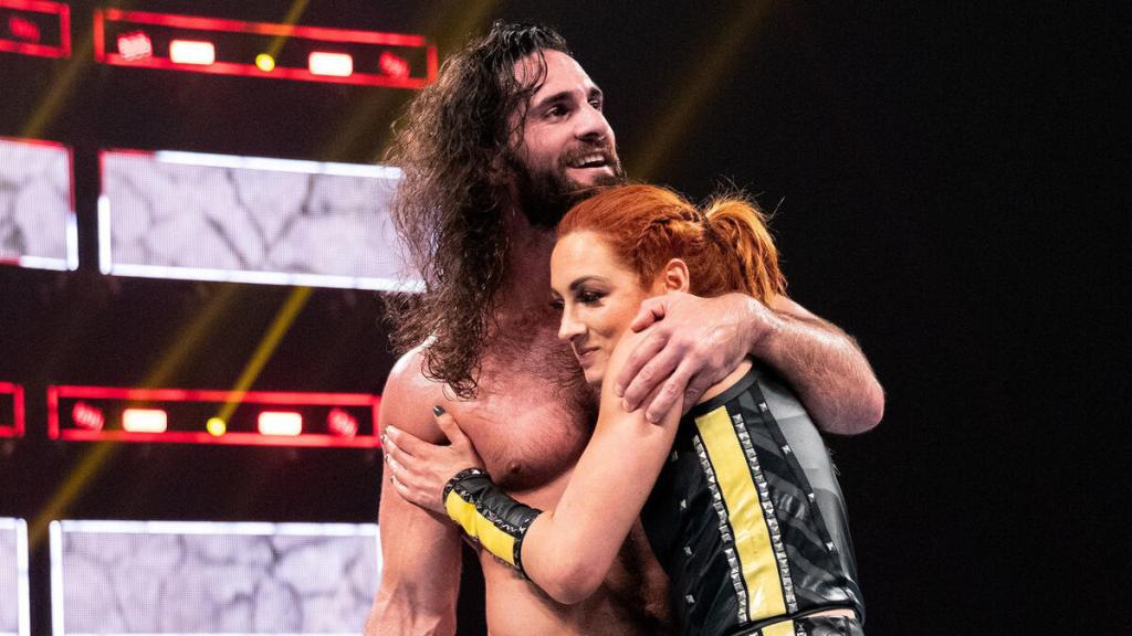 Becky Lynch Seth Rollins WWE