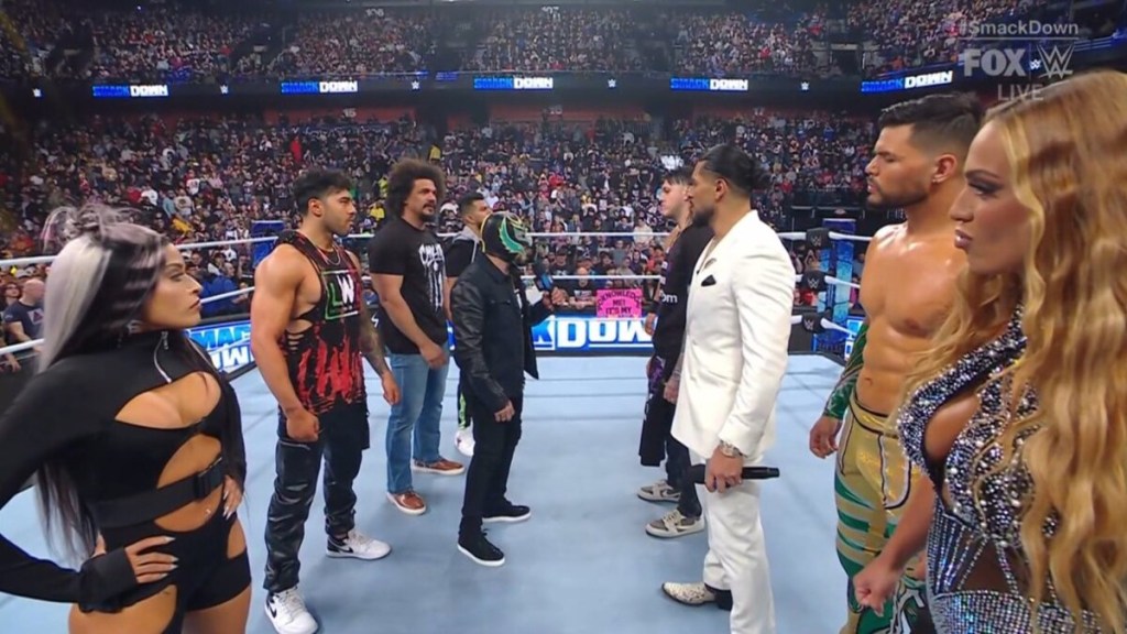 Rey Mysterio And Dragon Lee vs. Santos Escobar And Dominik Mysterio Set For WrestleMania 40