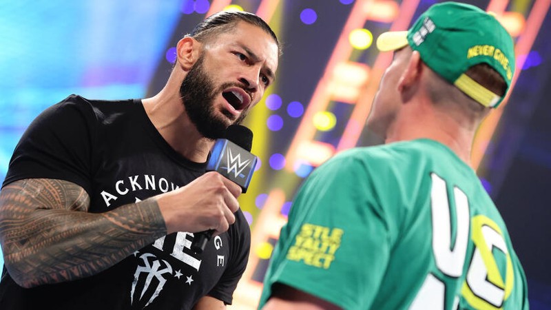 Roman Reigns John Cena WWE