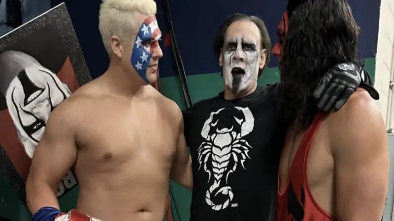 Sting's Son Steven Was Initially Going To Dress Up As Crow Sting At AEW