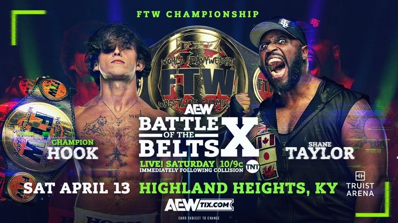 AEW Battle of the Belts X Shane Taylor HOOK