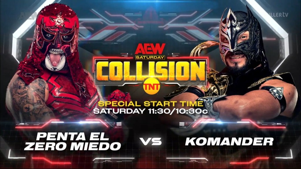 AEW Collision Penta El Zero Miedo Komander