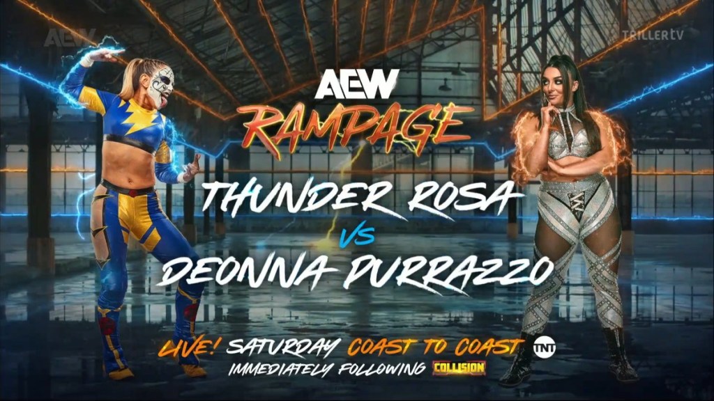 AEW Rampage Thunder Rosa Deonna Purrazzo