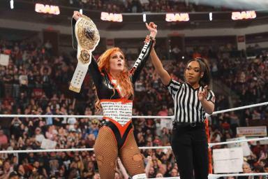 Becky Lynch WWE RAW women champion