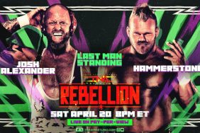 Josh Alexander vs Hammerstone TNA Rebellion