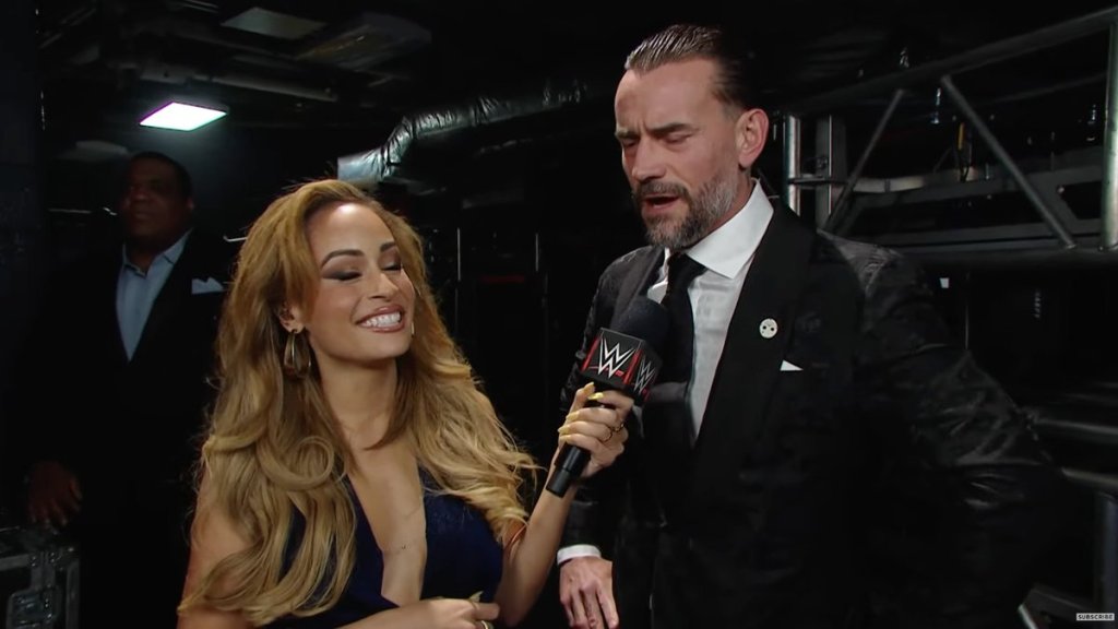 Keith Lee Appears In Background Of CM Punk Interview At WWE Hall Of Fame