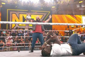 Ivar attacks Oba Femi WWE NXT