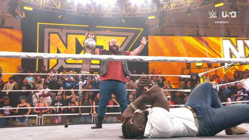 Ivar Confronts Oba Femi On 4/9 WWE NXT