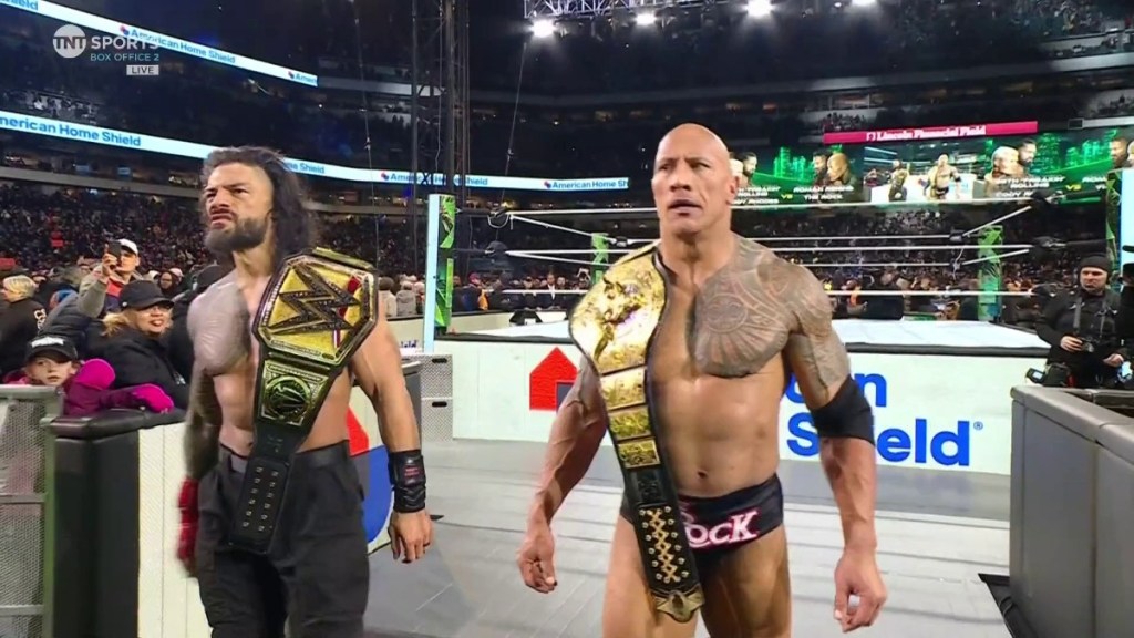 Roman Reigns The Rock WWE WrestleMania 40