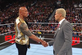 The Rock Cody Rhodes WWE RAW
