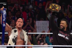 The Rock Roman Reigns WWE RAW