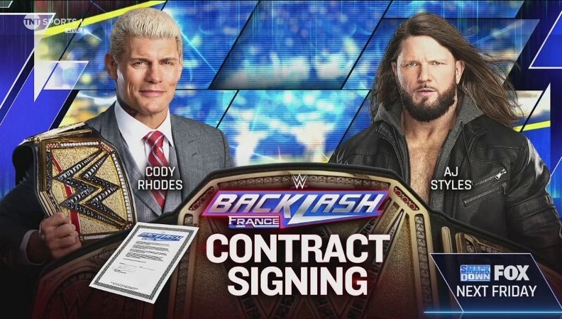 WWE Backlash Cody Rhodes AJ Styles WWE SmackDown