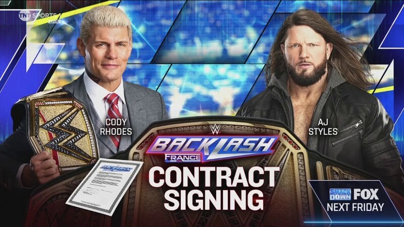 WWE Backlash Cody Rhodes AJ Styles WWE SmackDown