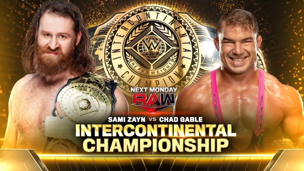 WWE RAW Sami Zayn Chad Gable