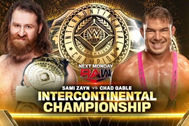 WWE RAW Sami Zayn Chad Gable