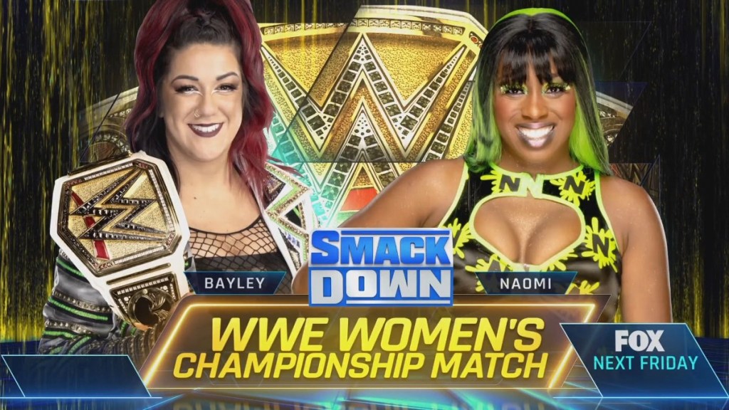 WWE SmackDown Bayley Naomi