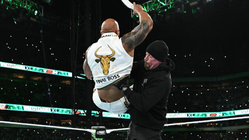 WWE WrestleMania 40 The Undertaker The Rock