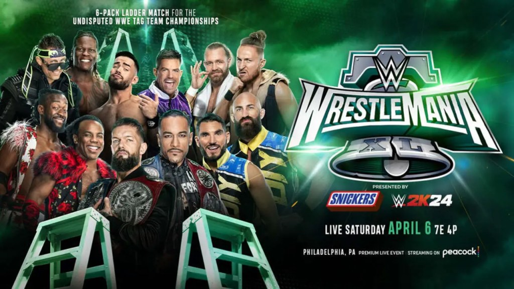WWE WrestleMania 40: Six-Way Ladder Match Result