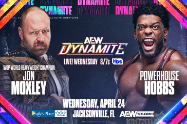 Jon Moxley vs. Powerhouse Hobbs On 4/24 AEW Dynamite Now For The IWGP World Championship, Updated Card