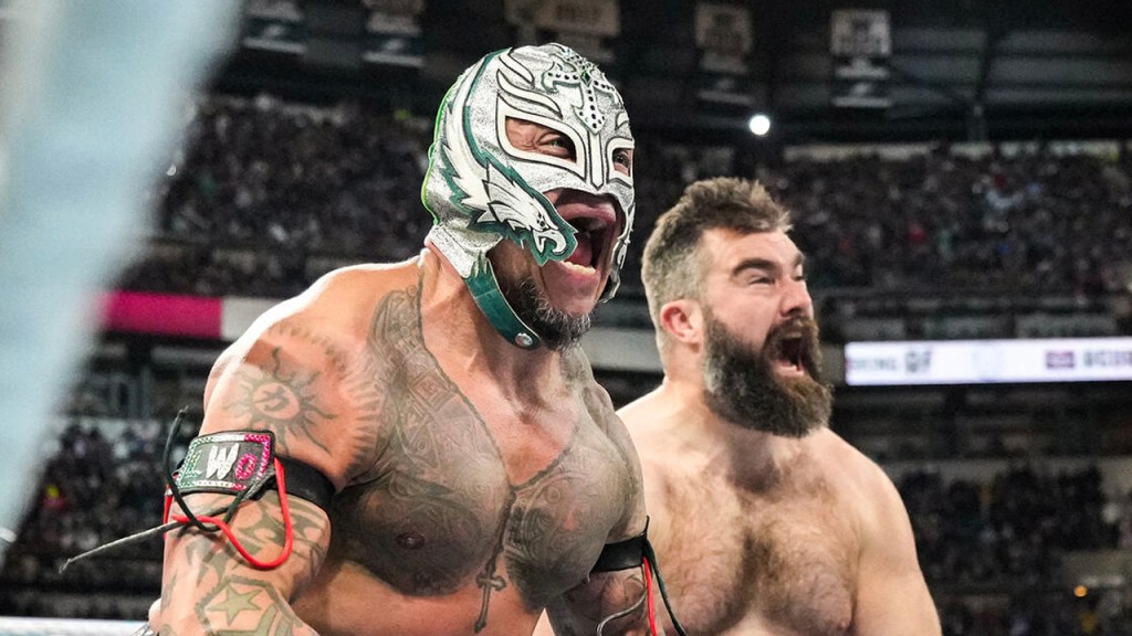 Jason Kelce Didn’t Know WrestleMania Plan Until 2 Hours Before The Show
