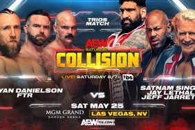 AEW Collision Bryan Danielson FTR Jeff Jarrett Jay Lethal Satnam Singh