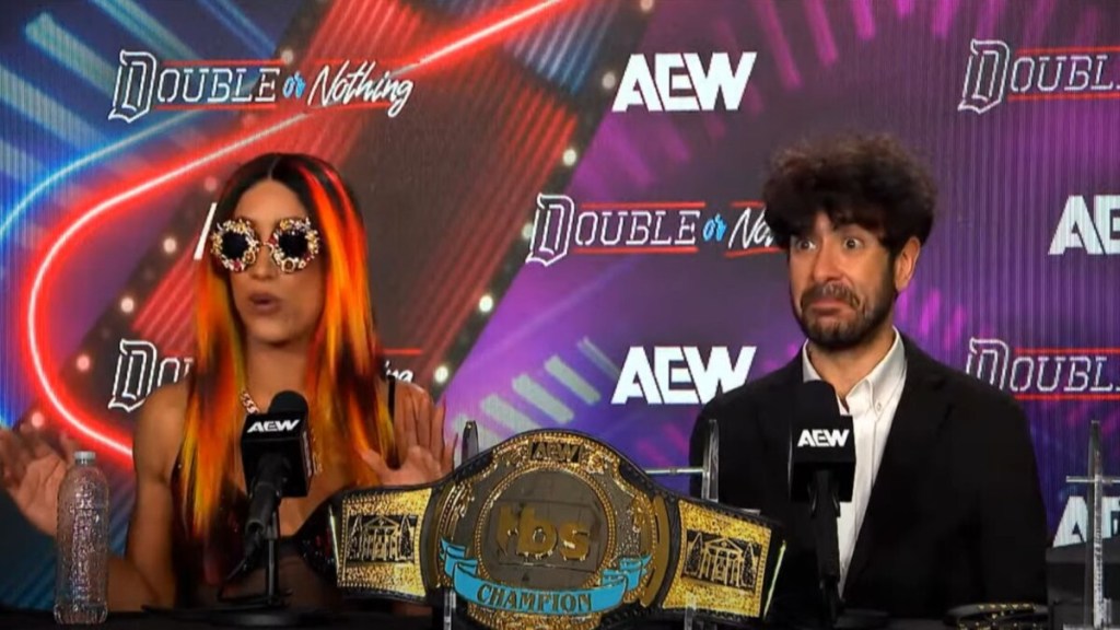 AEW Double Or Nothing Mercedes Mone Tony Khan