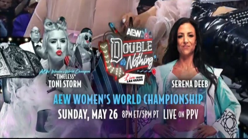 AEW Women’s World Title Match Set For AEW Double Or Nothing
