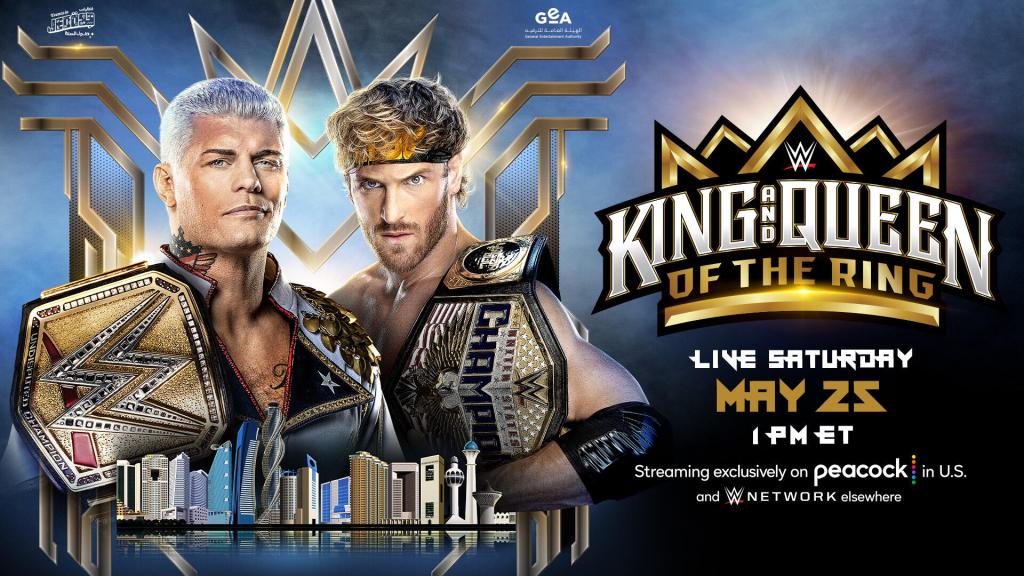 Cody Rhodes Logan Paul WWE King and Queen Of The Ring