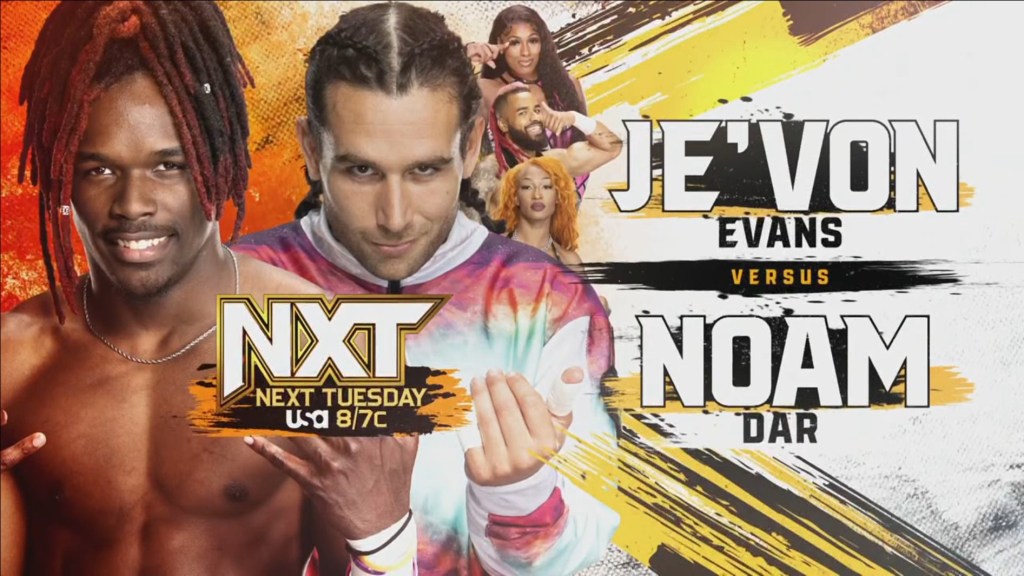 WWE NXT Noam Dar Je'Von Evans