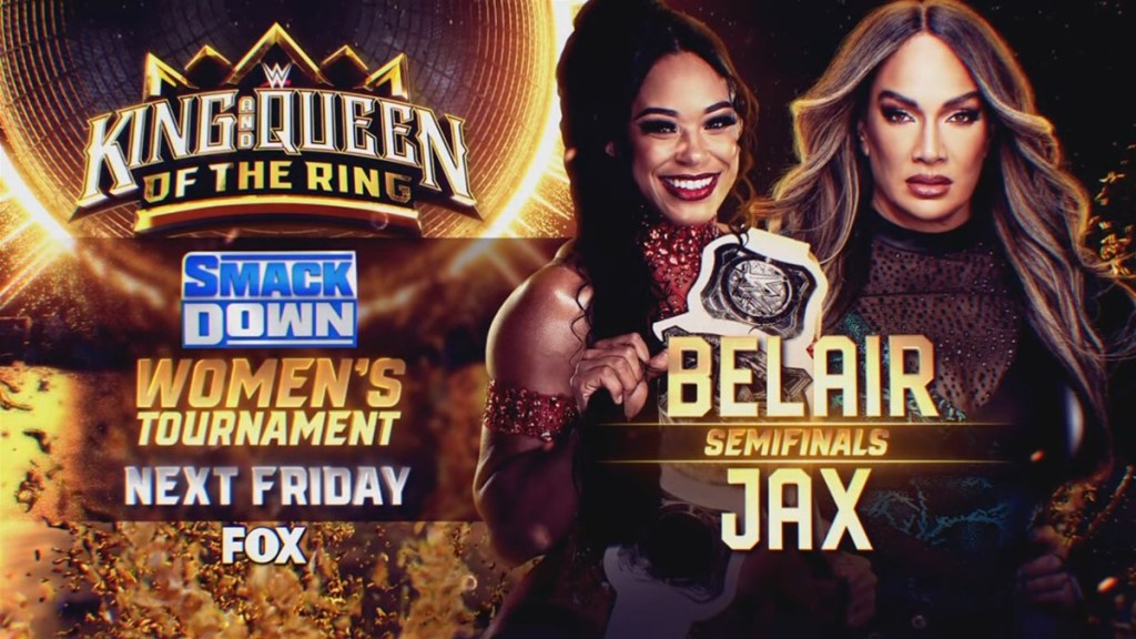Bianca Belair To Face Nia Jax In Queen Of The Ring Semi-Final On 5/24 WWE SmackDown