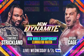 Swerve Strickland vs. Brian Cage & Lots More Announced For 5/15 AEW Dynamite, Updated Card