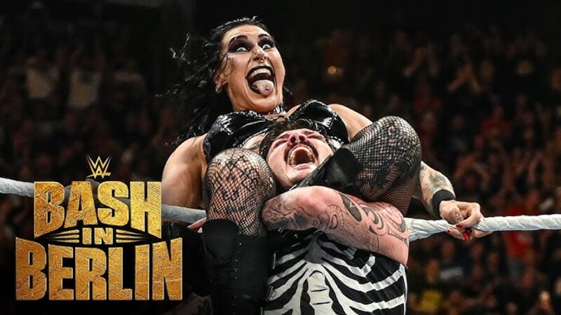 Rhea Ripley Dominik Mysterio WWE Bash in Berlin