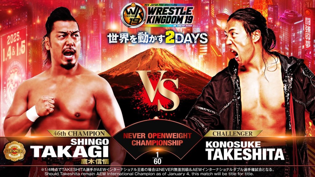 NJPW Wrestle Kingdom 19 Konosuke Takeshita Shingo Takagi