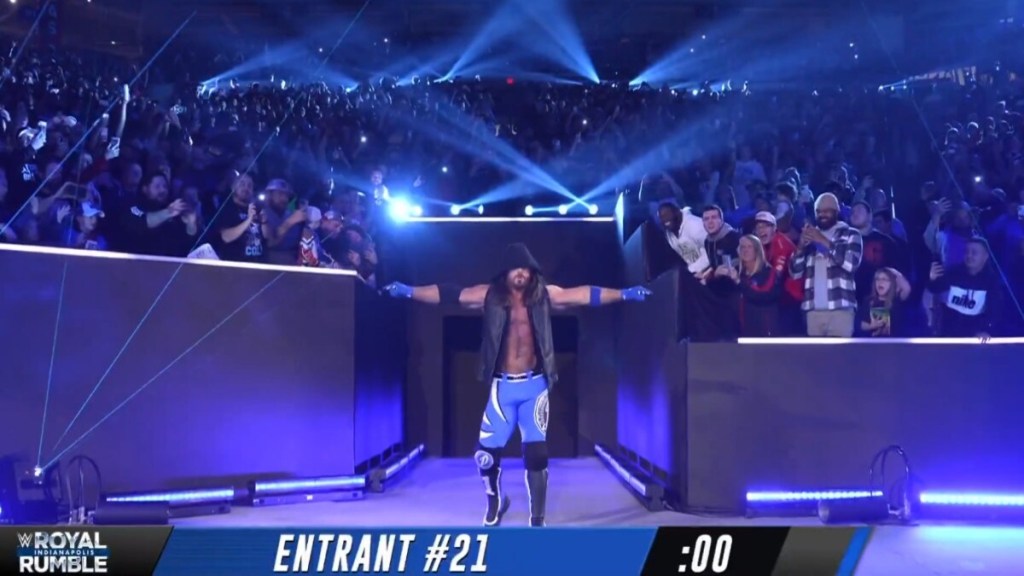 AJ Styles Returns At WWE Royal Rumble