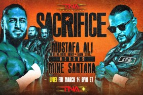 TNA Sacrifice Mustafa Ali Mike Santana