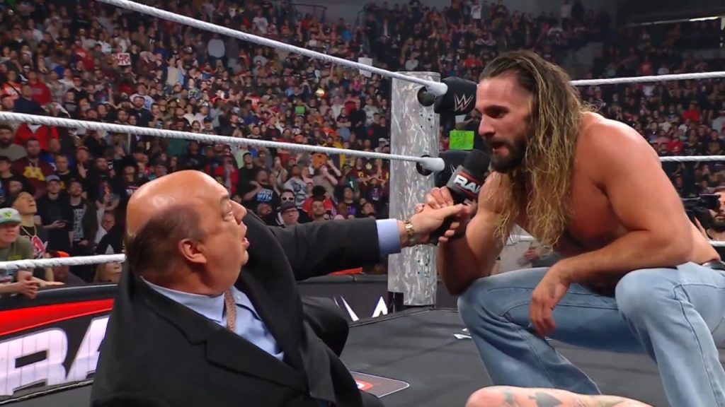 Paul Heyman Seth Rollins WWE RAW