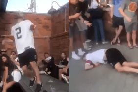 Guy Tries (And Epically Fails) To Hit A Shooting Star Press Off Of A Table