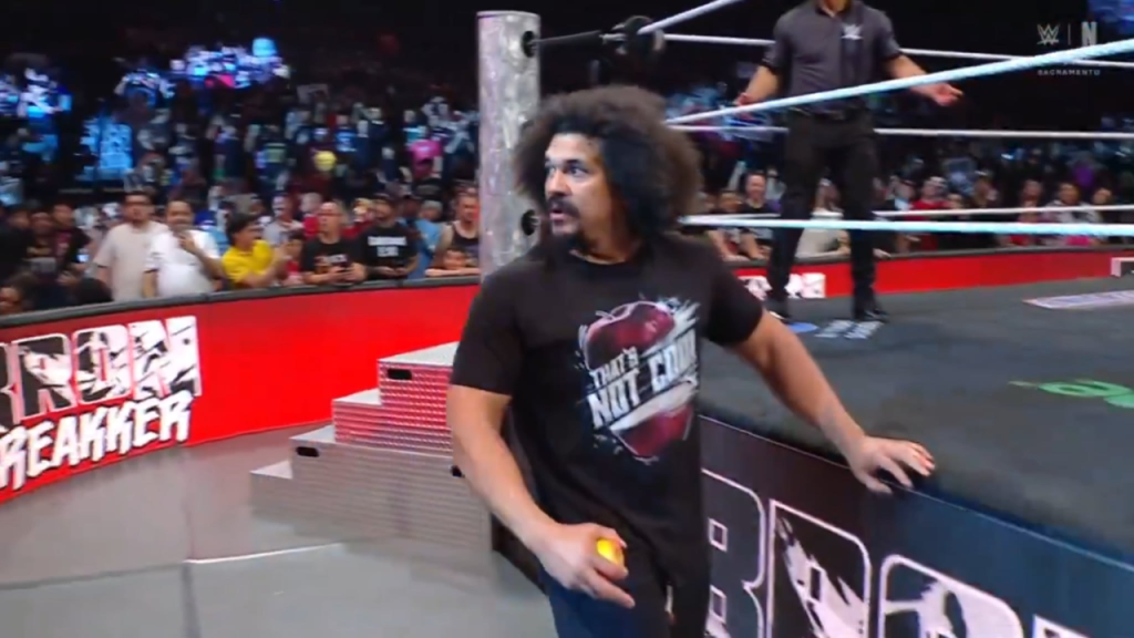 Did Carlito Eat Another Spear From Bron Breakker On WWE RAW?