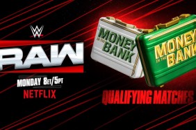 WWE RAW Money in the Bank qualifying matches graphic