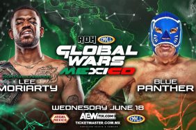 Ring of Honor Global Wars Lee Moriarty Blue Panther