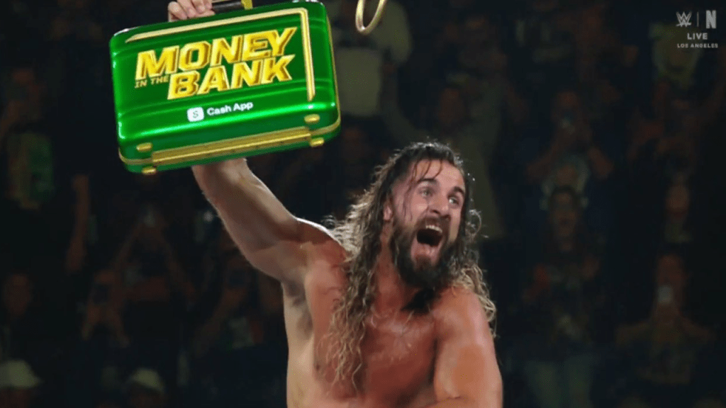 Seth Rollins Wins Men's Money In The Bank Ladder Match
