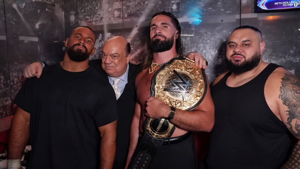 The Vision Seth Rollins Paul Heyman Bron Breakker Bronson Reed WWE