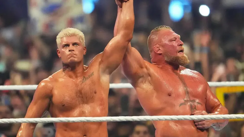 cody rhodes brock lesnar wwe