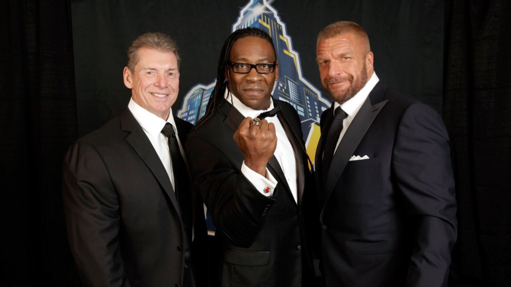 Vince McMahon Booker T Triple H WWE