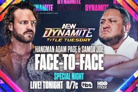 AEW Dynamite Hangman Page Samoa Joe